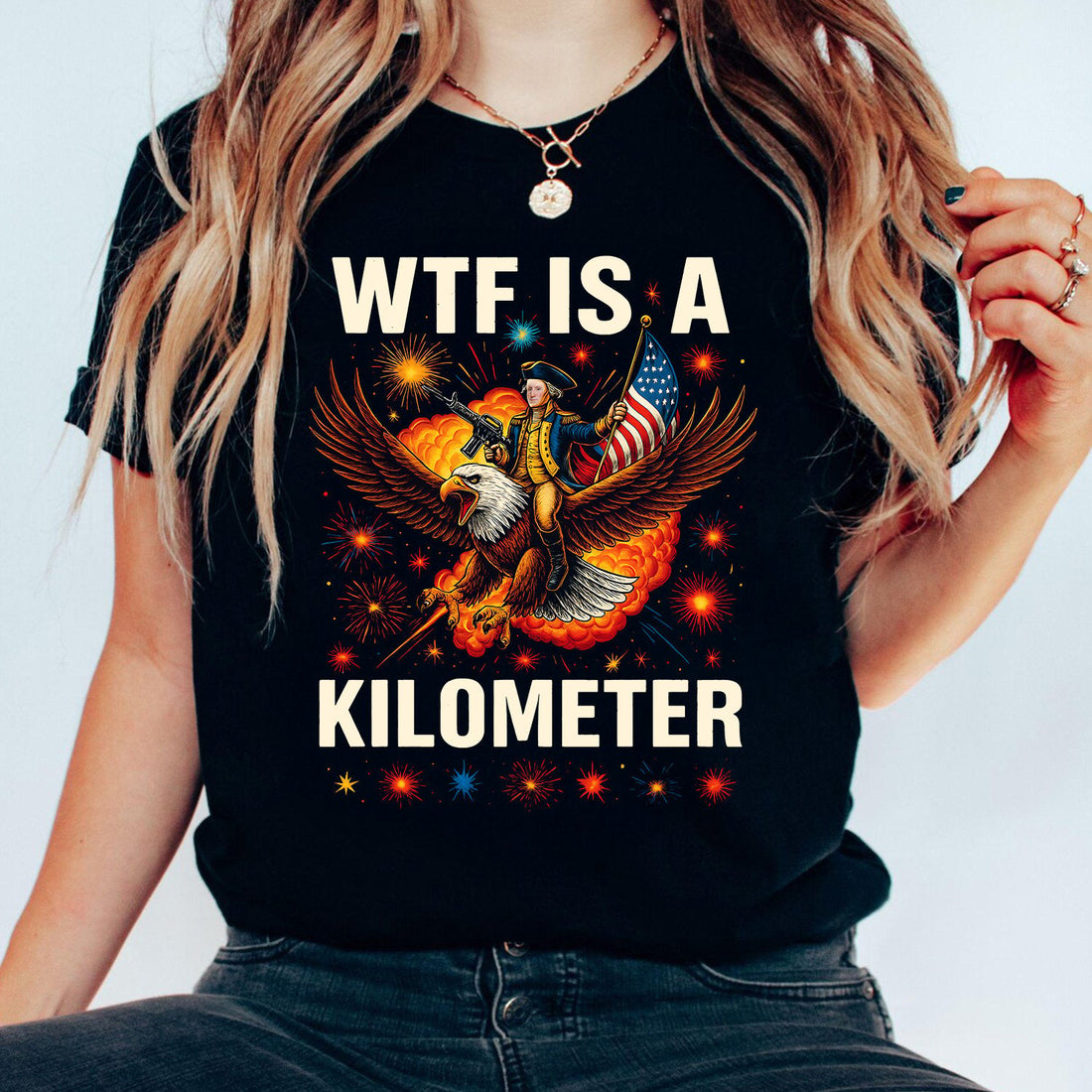 Bikergod The Metric System Freedom T-Shirt 2D, 4th of July USA Shirt, Gift For Women Men LN280625TS10