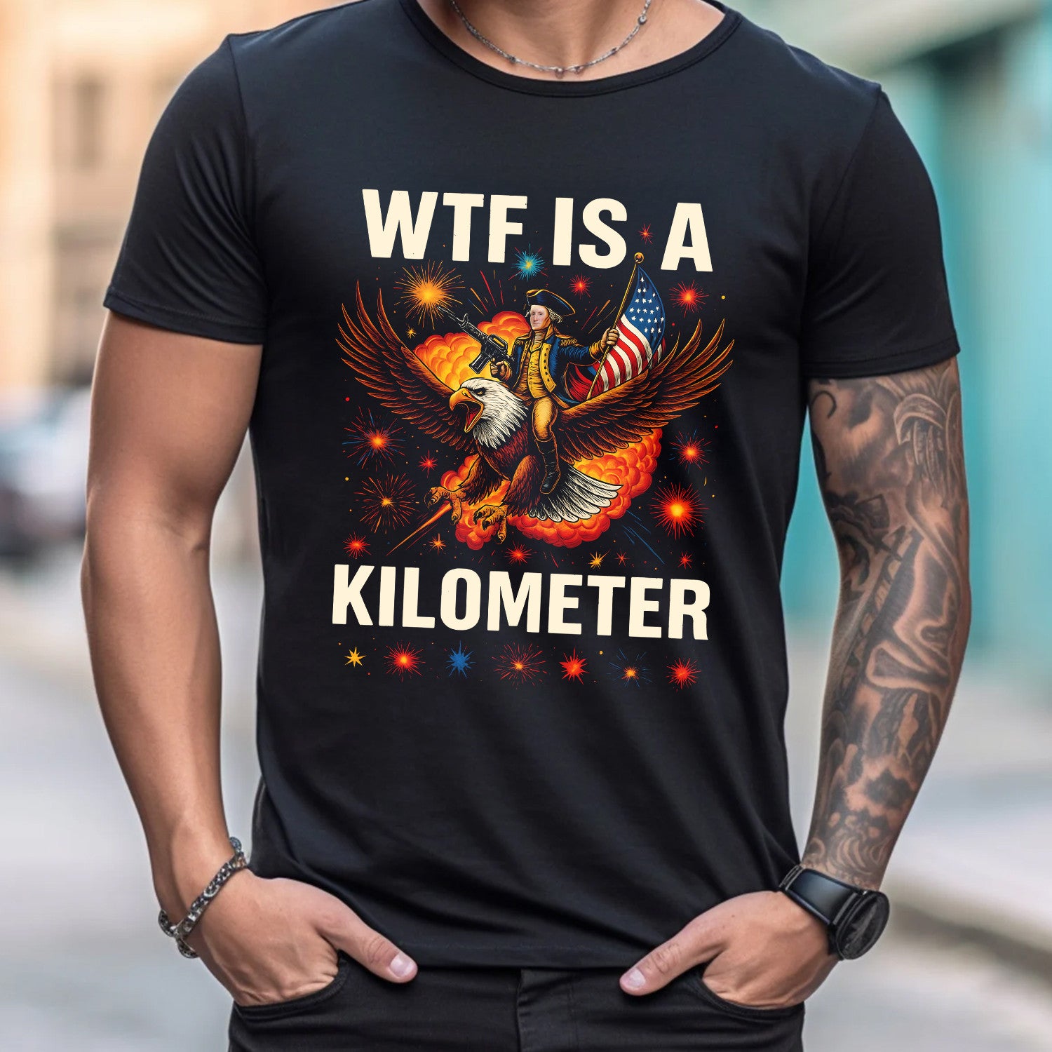 Bikergod The Metric System Freedom T-Shirt 2D, 4th of July USA Shirt, Gift For Women Men LN280625TS10