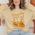 Bikergod Pumpkin Spice Sweatshirt 2D Sizes S - 5XL - Pumpkin Fall Season - Pumpkin Spice Latte Sweatshirt - Pumpkin Sweat - Pumpkin Sweatshirt LN300625SW01