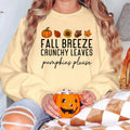 Bikergod Fall Breeze Crunchy Leaves Sweatshirt 2D Sizes S - 5XL - Fall Leaves Shirt, Fall Season Crewneck, Fall Gifts, Autumn Leaves Shirt, Tis the Season Shirt, Fall Shirt LN010725SW05