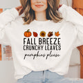 Bikergod Fall Breeze Crunchy Leaves Sweatshirt 2D Sizes S - 5XL - Fall Leaves Shirt, Fall Season Crewneck, Fall Gifts, Autumn Leaves Shirt, Tis the Season Shirt, Fall Shirt LN010725SW05