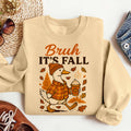 Bikergod It’s Fall Funny Goose Sweatshirt 2D Sizes S - 5XL - Pumpkin Spice Autumn Vibes Shirt, Fall Season Crewneck, Fall Gifts, Autumn Leaves Shirt, Tis the Season Shirt LN010725SW06