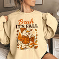 Bikergod It’s Fall Funny Goose Sweatshirt 2D Sizes S - 5XL - Pumpkin Spice Autumn Vibes Shirt, Fall Season Crewneck, Fall Gifts, Autumn Leaves Shirt, Tis the Season Shirt LN010725SW06
