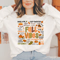 Bikergod Fall Vibes Sweatshirt 2D Sizes S - 5XL - Halloween Sweatshirt, Fall Sweatshirt, Fall Leopard Sweatshirt, Fall Time Sweatshirt, Cute Thanksgiving Sweatshirt LN030725SW13