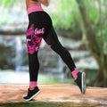 Bikergod Faith Hope Love Hollow Tanktop Legging Set Design 3D Full Printed Sizes S - 4XL - Gift For Breast Cancer Warrior - Birthday Gifts TLDH06