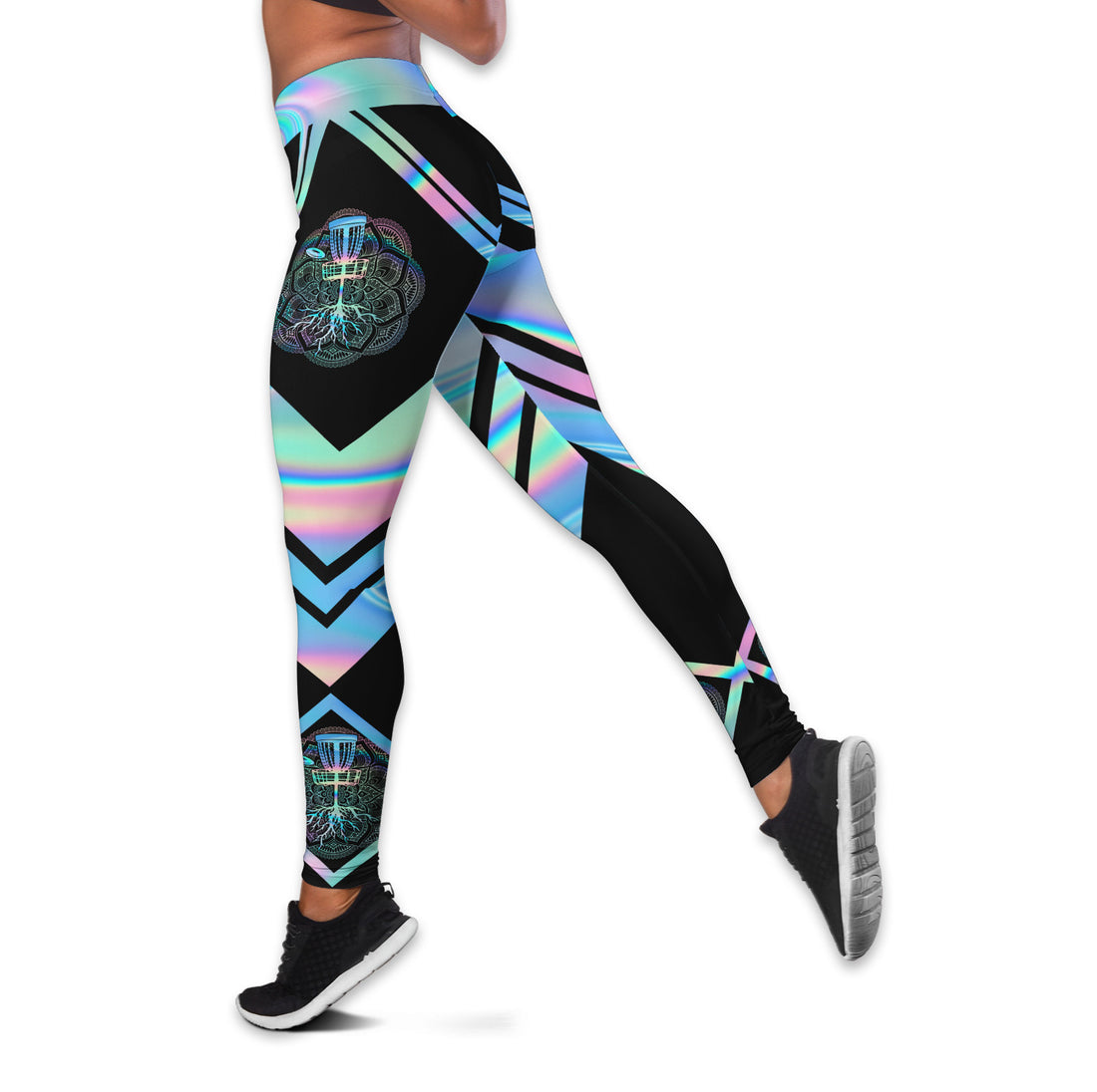 Bikergod A Girl Love Disc Golf Hollow Tanktop Legging Set Design 3D Full Printed Sizes S - 4XL - Gift For Disc Golf Lovers- Birthday Gifts TLDH07