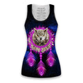 Bikergod Mystical Owl Dreamcatcher Workout Set – Tank Top & Leggings S-4XL – Gift For Women Mom TLDH09