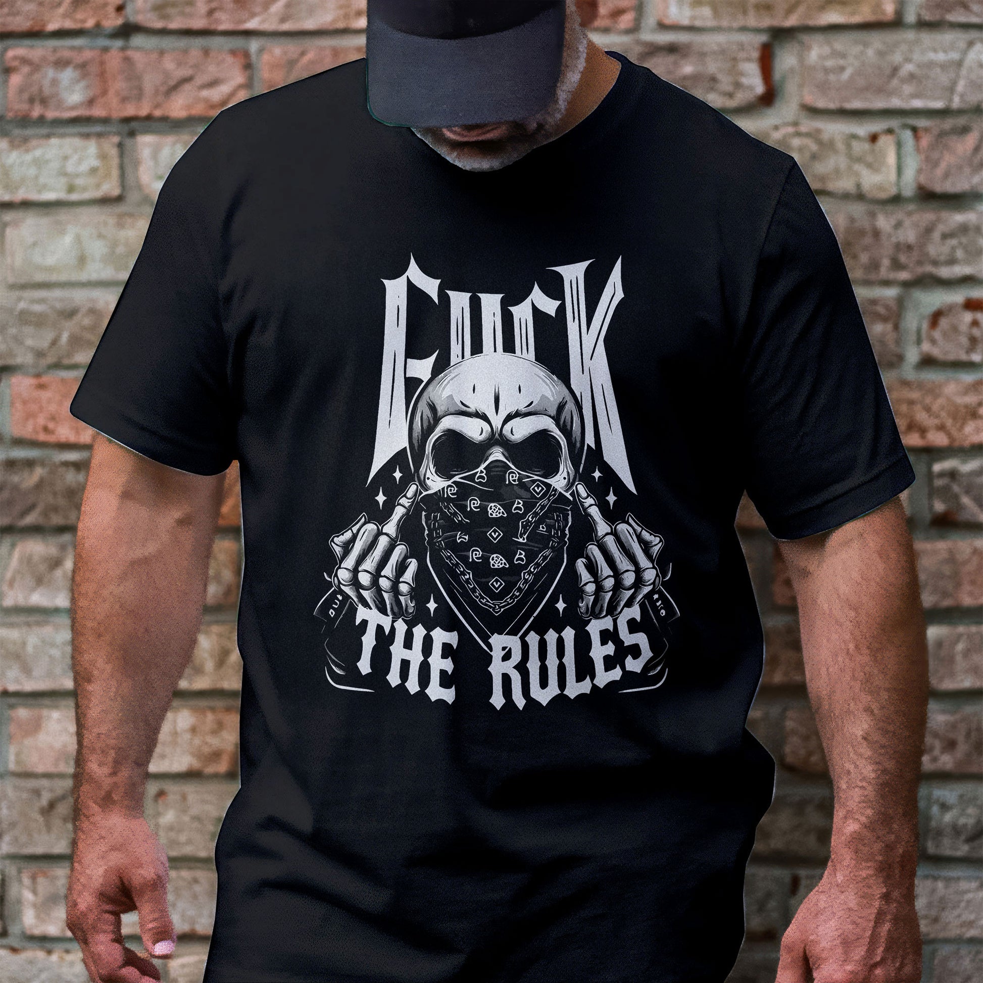 Bikergod The Rules Design 2D Printed DH042025T88