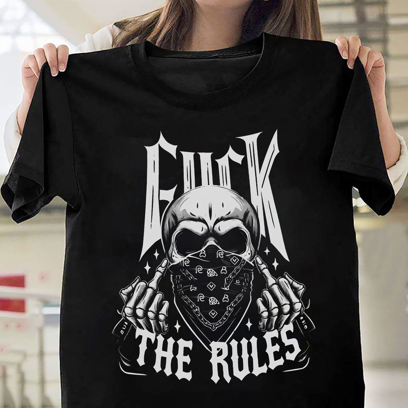 Bikergod The Rules Design 2D Printed DH042025T88