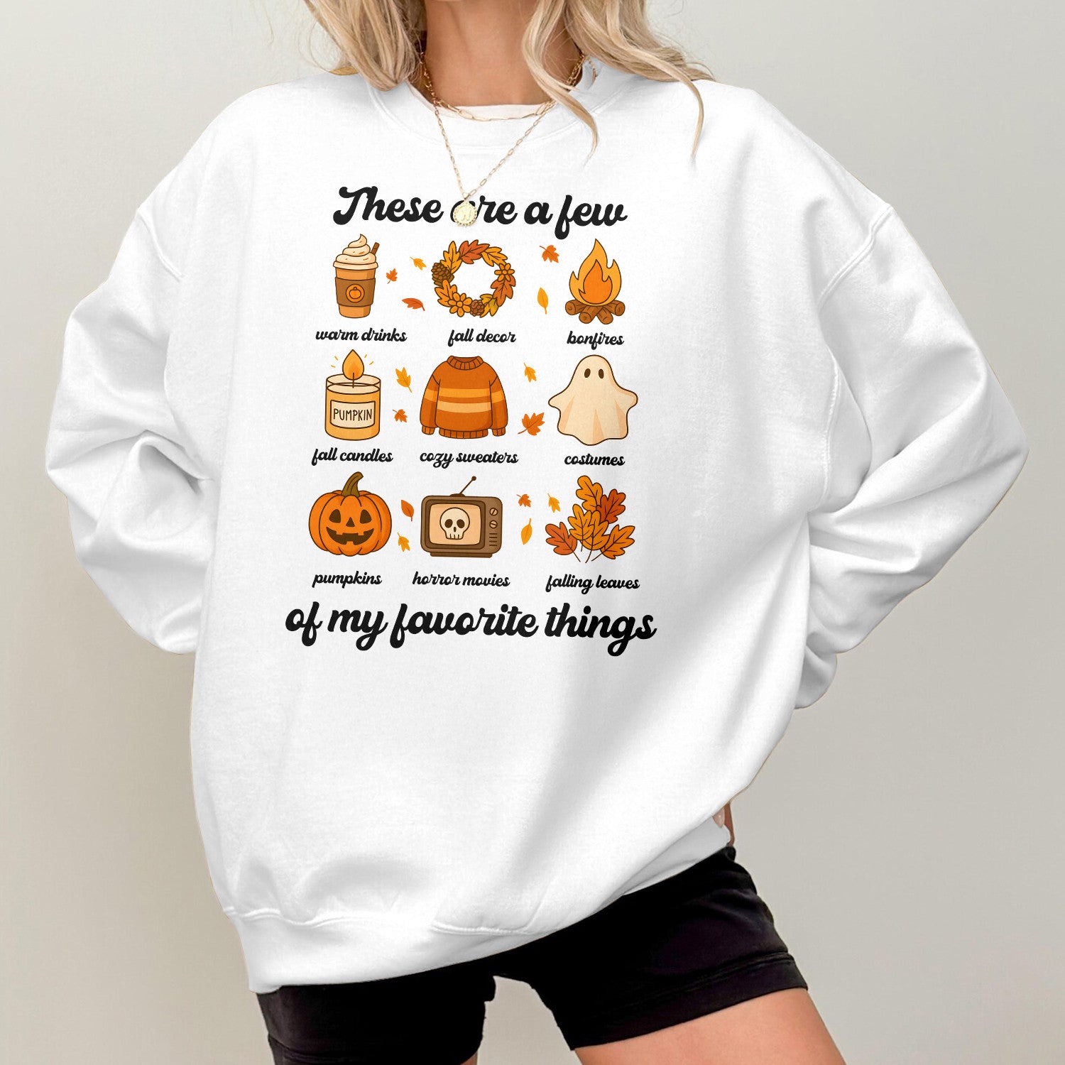 Bikergod These Are A Few Sweatshirt 2D Sizes S - 5XL - Fall Sweatshirt, Autumn Sweatshirt, Fall Leopard Sweatshirt, Fall Time Sweatshirt, Spooky Cute Sweatshirt LN040725SW15