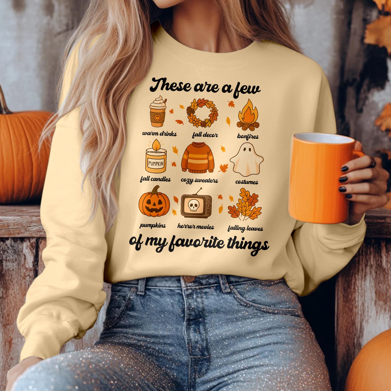 Bikergod These Are A Few Sweatshirt 2D Sizes S - 5XL - Fall Sweatshirt, Autumn Sweatshirt, Fall Leopard Sweatshirt, Fall Time Sweatshirt, Spooky Cute Sweatshirt LN040725SW15