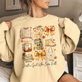 Bikergod Just A Girl Who Loves Fall Sweatshirt 2D Sizes S - 5XL - Fall Sweatshirt, Autumn Sweatshirt, Fall Leopard Sweatshirt, Fall Time Sweatshirt, Spooky Cute Sweatshirt LN040725SW16