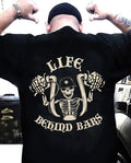 Bikergod Life Behind Bars Design 2D Printed DH042025T89