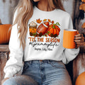 Bikergod Granny Life Fall Custom Name Sweatshirt 2D Sizes S - 5XL Funny Autumn Sweater, Spooky Shirt, Happy Halloween Shirt, Halloween Sweatshirt Gift for Nana Mimi Gigi Pumpkin Season LN070725SW20