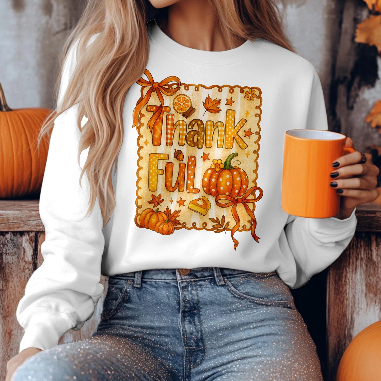 Bikergod Fall Vibes Sweatshirt 2D Sizes S - 5XL Halloween Sweatshirt, Fall Sweatshirt, Fall Leopard Sweatshirt, Fall Time Sweatshirt, Cute Thanksgiving Sweatshirt LN100725SW27