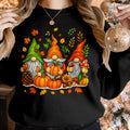 Bikergod Fall Gnome Sweatshirt 2D Sizes S - 5XL Halloween Autumn Gnome Fall Shirt, Thanksgiving Hoodie, Fall Season Crewneck LN100725SW29