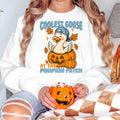 Bikergod Coolest Goose Sweatshirt 2D Sizes S - 5XL Fall Pumpkin Patch Shirt, Thanksgiving Hoodie, Funny Fall Season Crewneck LN140725SW31