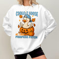 Bikergod Coolest Goose Sweatshirt 2D Sizes S - 5XL Fall Pumpkin Patch Shirt, Thanksgiving Hoodie, Funny Fall Season Crewneck LN140725SW31