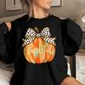 Bikergod Thankful Pumpkin Sweatshirt 2D Sizes S - 5XL Halloween Pumpkin Fall Shirt, Gift For Women Men, Fall Season Crewneck TLDH76
