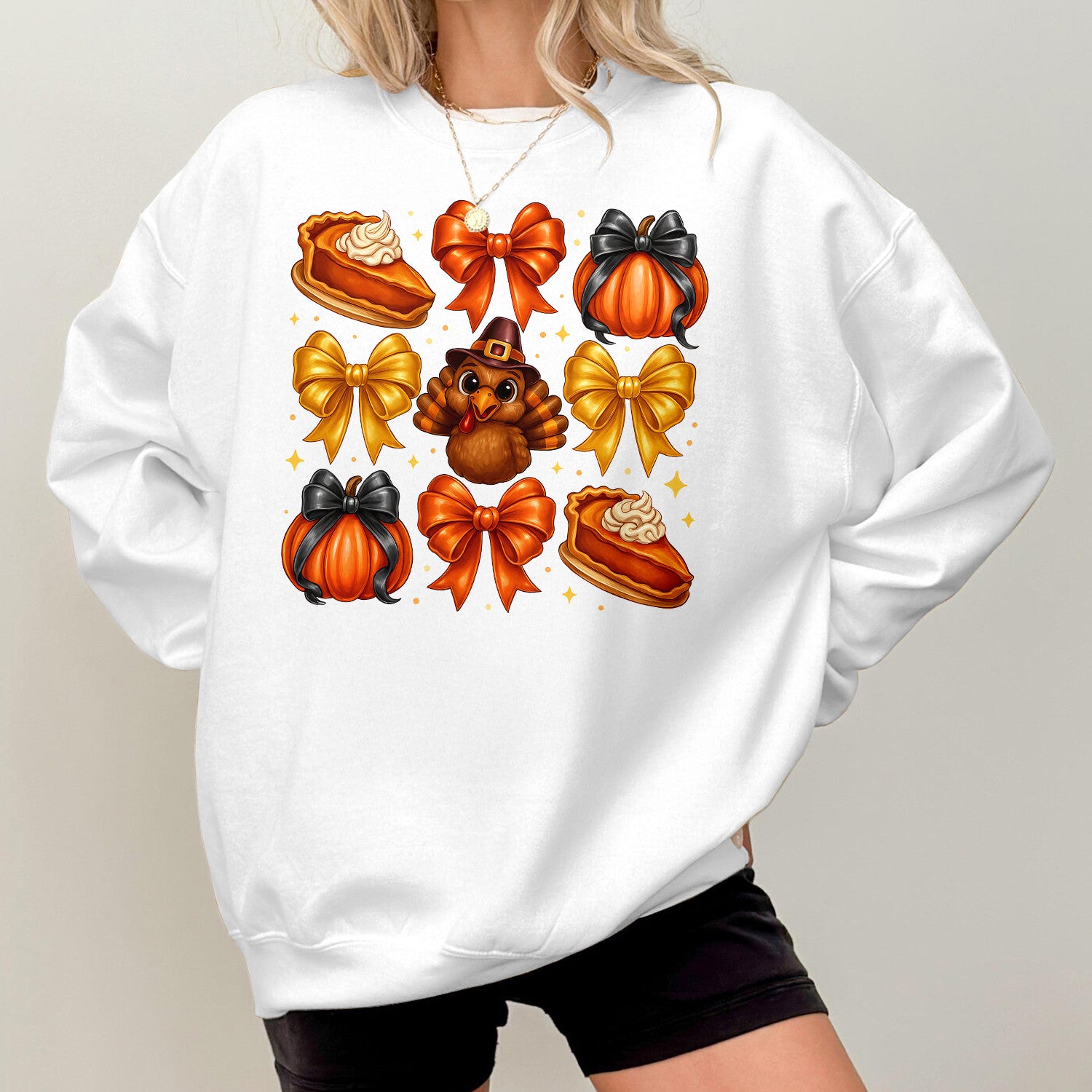 Bikergod Thanksgiving Turkey Sweatshirt 2D Sizes S - 5XL Thanksgiving Gifts, Autumn Fall Jumpers, Hey Pumpkin Sweater, Thanksgiving Sweatshirt, Fall Gifts for Her TLDH80