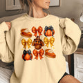 Bikergod Thanksgiving Turkey Sweatshirt 2D Sizes S - 5XL Thanksgiving Gifts, Autumn Fall Jumpers, Hey Pumpkin Sweater, Thanksgiving Sweatshirt, Fall Gifts for Her TLDH80