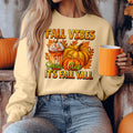 Bikergod Fall Vibes Social Club Sweatshirt 2D Sizes S - 5XL Fall Vibes Crewneck, Bow Pumpkin Shirt, Autumn Season Sweatshirt, Thanksgiving Gift, Seasonal Sweatshirt TLDH90