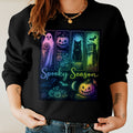 Bikergod Spooky Season Sweatshirt 2D Sizes S - 5XL Halloween Autumn Fall Shirt, Gift For Women Men, Funny Thanksgiving Crewneck TLDH93