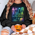 Bikergod Spooky Season Sweatshirt 2D Sizes S - 5XL Halloween Autumn Fall Shirt, Gift For Women Men, Funny Thanksgiving Crewneck TLDH93