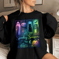 Bikergod Spooky Season Sweatshirt 2D Sizes S - 5XL Halloween Autumn Fall Shirt, Gift For Women Men, Funny Thanksgiving Crewneck TLDH93