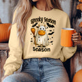 Bikergod Funny Ghost Spooky Season Sweatshirt 2D Sizes S - 5XL Halloween Autumn Fall Shirt, Gift For Women Men, Funny Halloween Crewneck TLDH115
