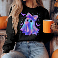 Bikergod Funny Ghost Sweatshirt 2D Sizes S - 5XL Halloween Autumn Fall Shirt, Gift For Women Men, Funny Halloween Crewneck TLDH116