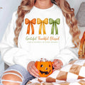 Bikergod Grateful Thankful Blessed Sweatshirt 2D Sizes S - 5XL Halloween Autumn Fall Shirt, Gift For Women Men, Funny Thanksgiving Crewneck TLDH117
