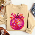 Bikergod Apple Disco Music Sweatshirt 2D Sizes S - 5XL Halloween Autumn Fall Shirt, Gift For Music Lovers, Funny Dancing Fall Crewneck TLDH119