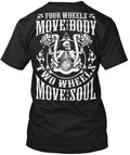 Bikergod Motorcycle Four Wheel Move Body T-shirt, Crew-neck Sweatshirt, Hoodie, Tank Top, V-neck T-shirt Design 2D Full Printed Sizes S - 5XL - NMAO150
