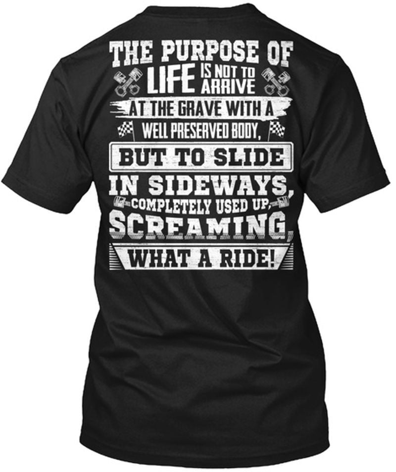 Bikergod Motorcycle WHAT A RIDE! T-shirt, Crew-neck Sweatshirt, Hoodie, Tank Top, V-neck T-shirt Design 2D Full Printed Sizes S - 5XL - NMAO161