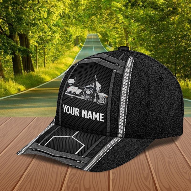 Bikergod Motorcycle Custom Name Classic Cap NABJ198