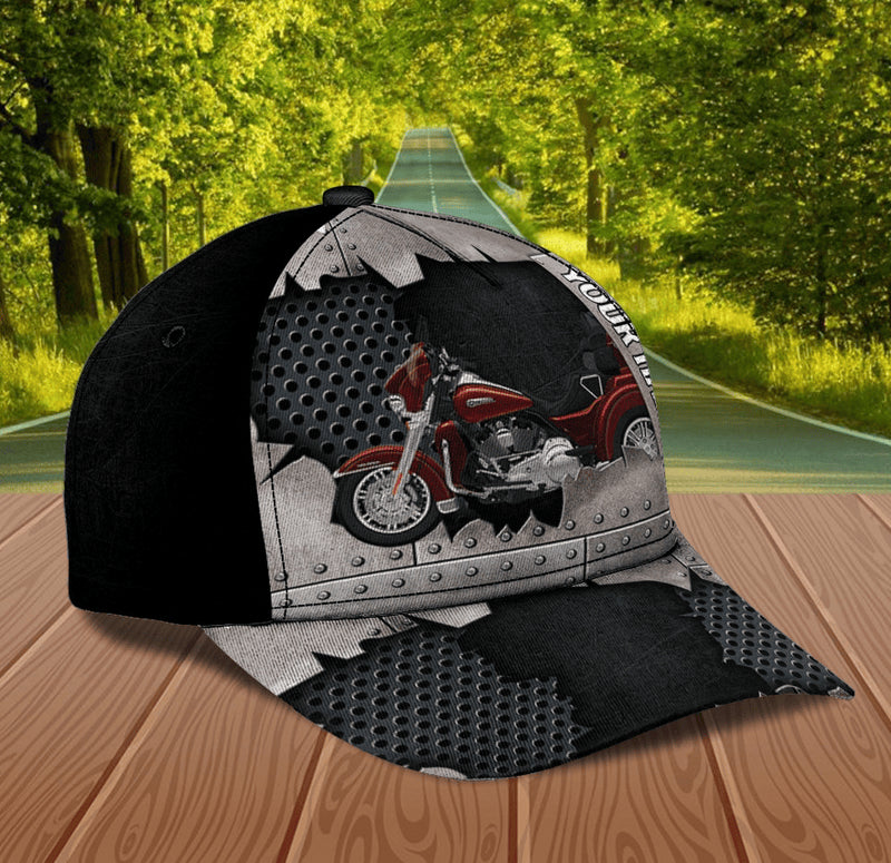 Bikergod Motorcycle Custom Name Classic Cap NABJ157