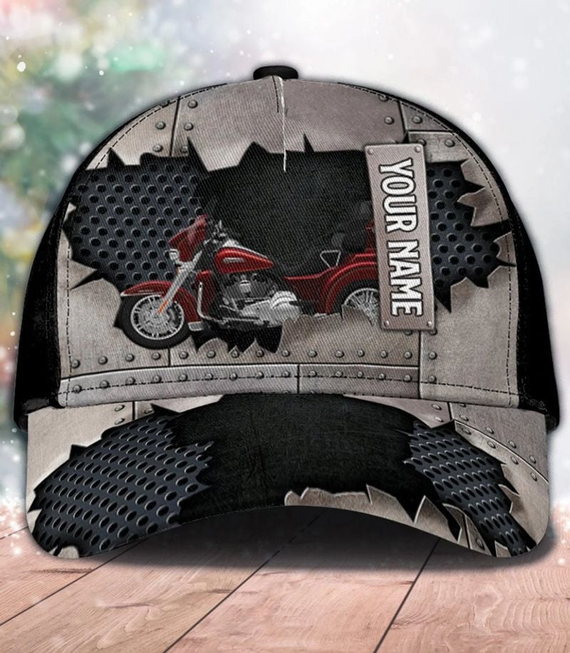 Bikergod Motorcycle Custom Name Classic Cap NABJ157