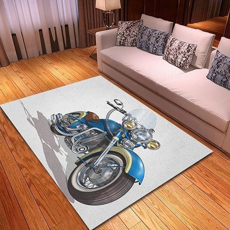 Bikergod Motorcycle Rug Home Floor Decor NABU218