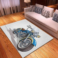Bikergod Motorcycle Rug Home Floor Decor NABU218