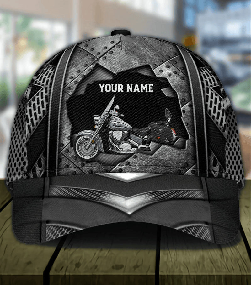 Bikergod Motorcycle Custom Name Classic Cap NABJ181