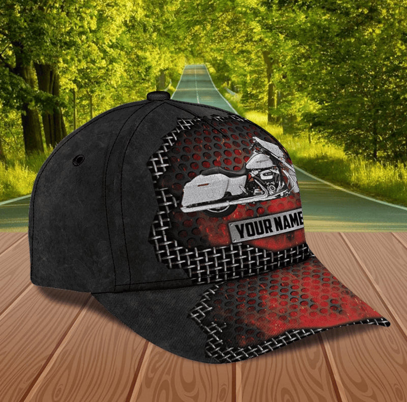 Bikergod Motorcycle Custom Name Classic Cap NABJ183