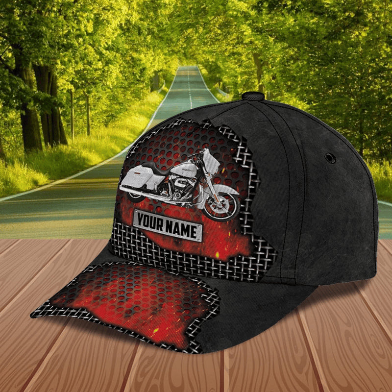 Bikergod Motorcycle Custom Name Classic Cap NABJ183