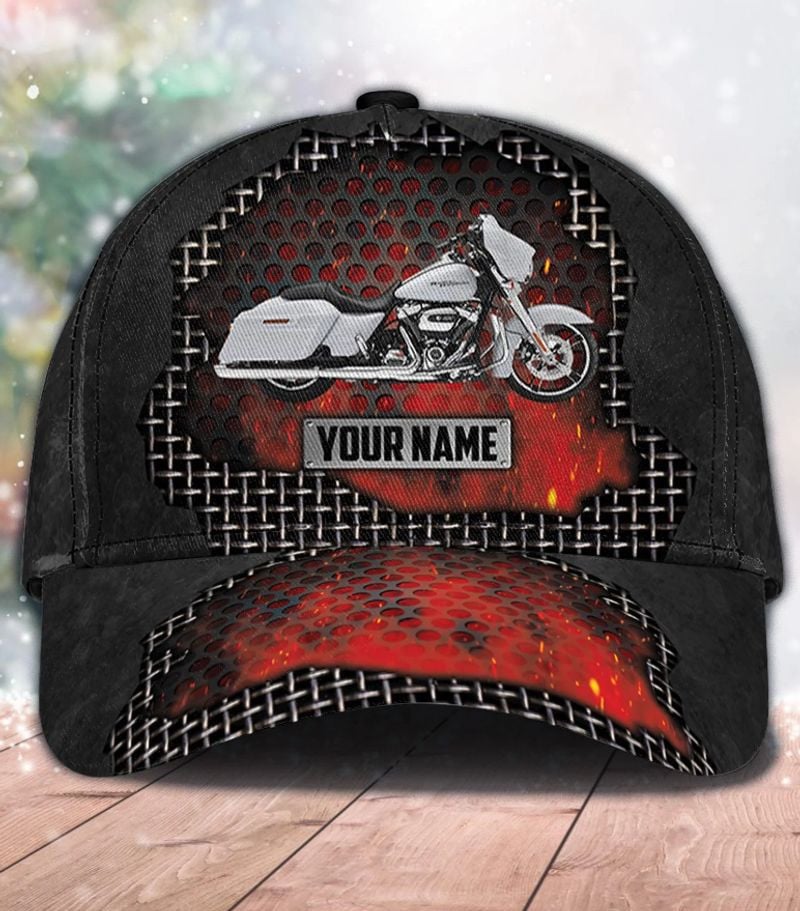 Bikergod Motorcycle Custom Name Classic Cap NABJ183