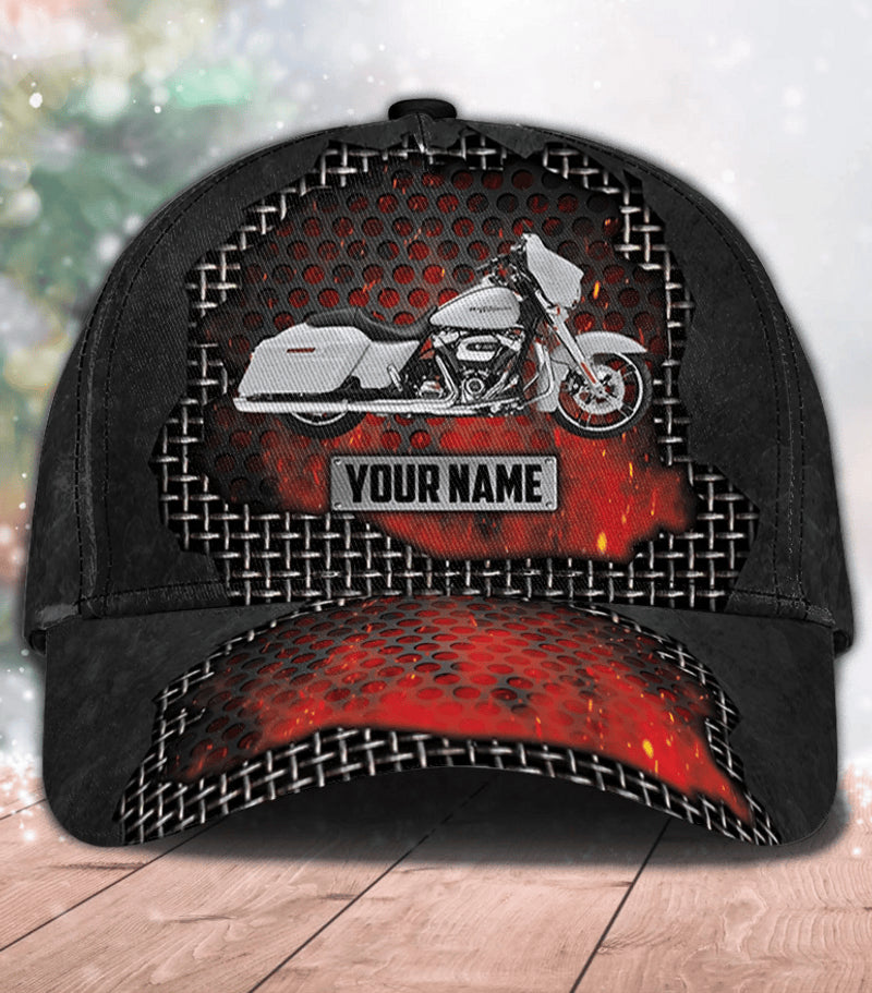 Bikergod Motorcycle Custom Name Classic Cap NABJ183