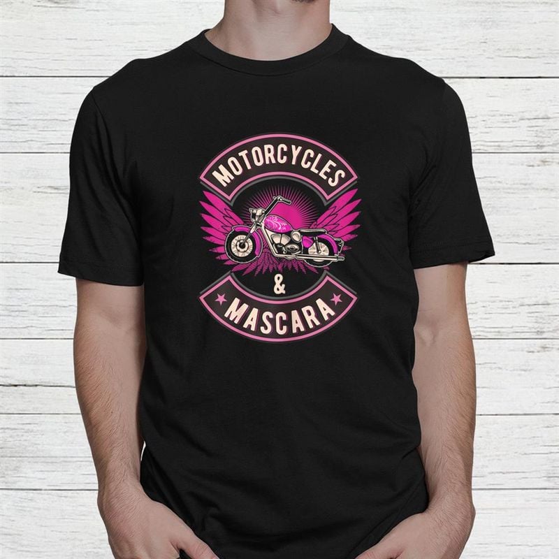 Bikergod Motorcycle And Mascara T-shirt, Crew-neck Sweatshirt, Hoodie, Tank Top, V-neck T-shirt Design 2D Full Printed Sizes S - 5XL - NABY225