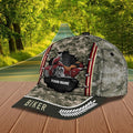 Bikergod Motorcycle Biker Custom Name Classic Cap NABJ178