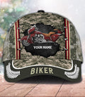 Bikergod Motorcycle Biker Custom Name Classic Cap NABJ178