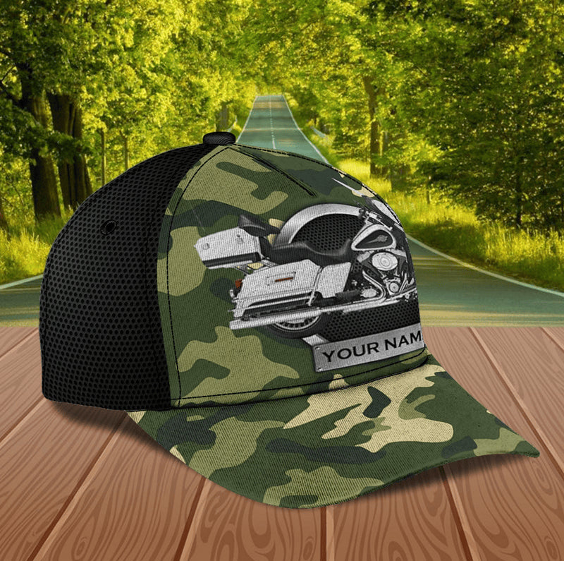 Bikergod Motorcycle Custom Name Classic Cap NABJ196