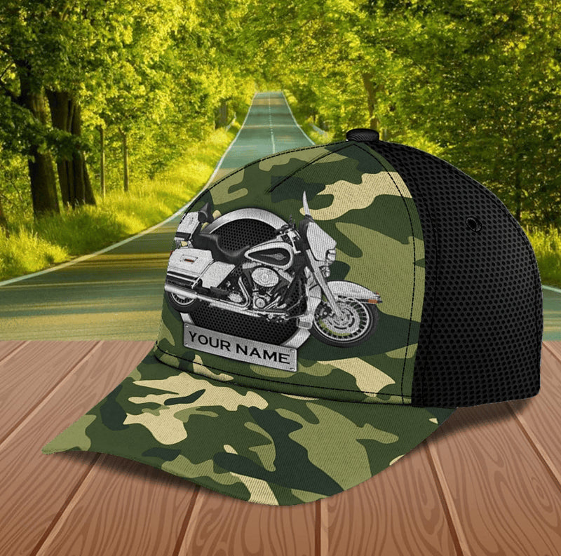 Bikergod Motorcycle Custom Name Classic Cap NABJ196